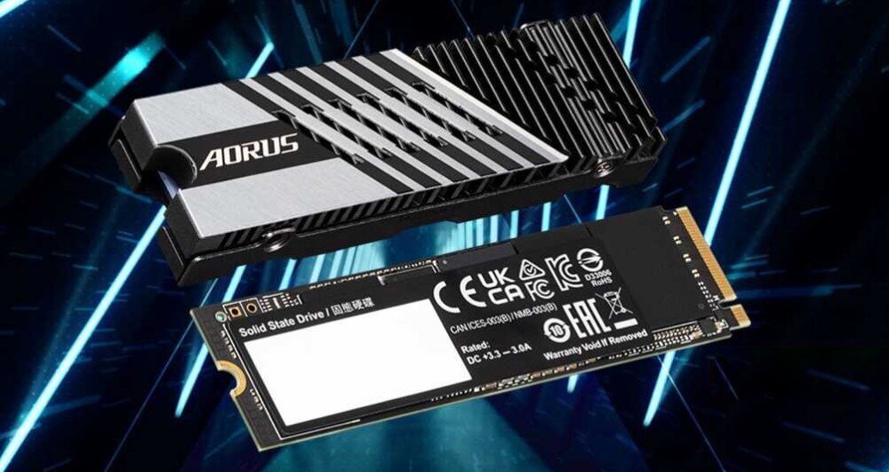 Komputer MAD DOG PBG AORUS301-A02DR16 R7-5800X3D 16GB RAM 1TB SSD GeForce RTX4070 dysk szybkość pojemność radiator