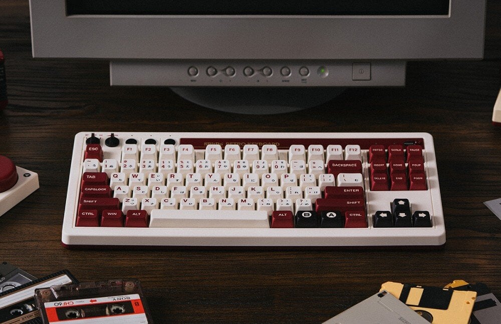 Klawiatura 8BITDO Fami Edition wygląd opis