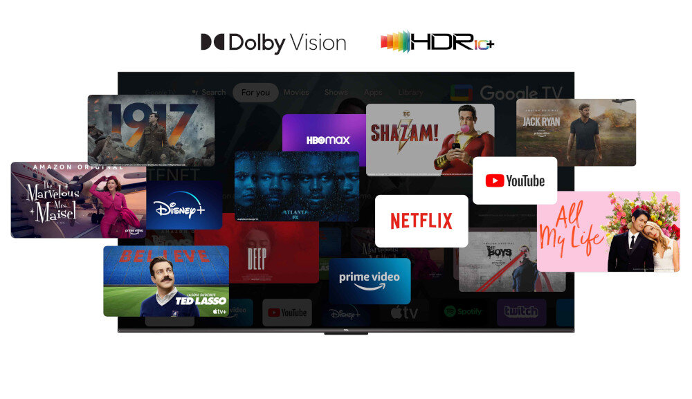 Telewizor TCL P755  - Dolby vision  i HDR10+