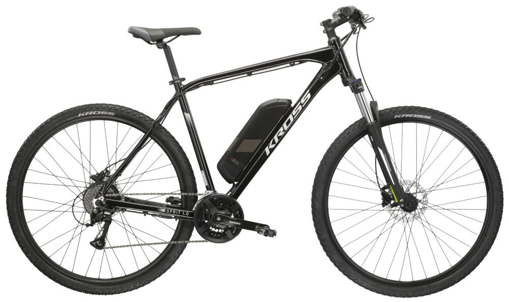 Rower elektryczny KROSS Esprit Boost 1.0 M21 29 cali męski Czarny rama aluminiowa 21-calowa rower jest bardzo zwinny lekki latwo go podniesc rama odporna na korozje