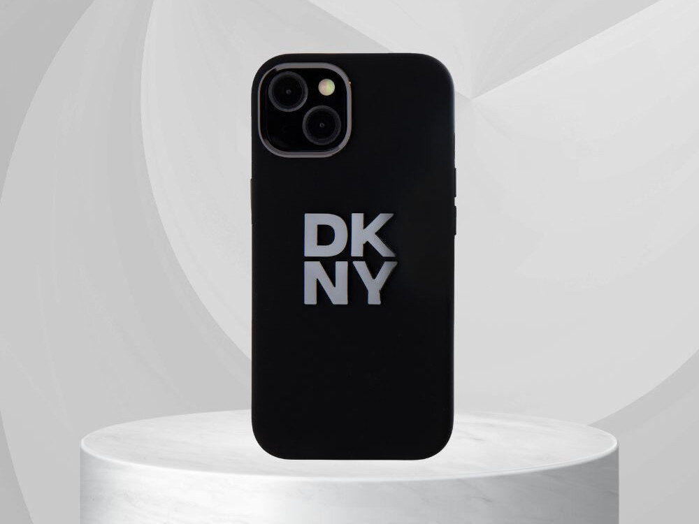 Etui DKNY Liquid Silicone Metal Logo