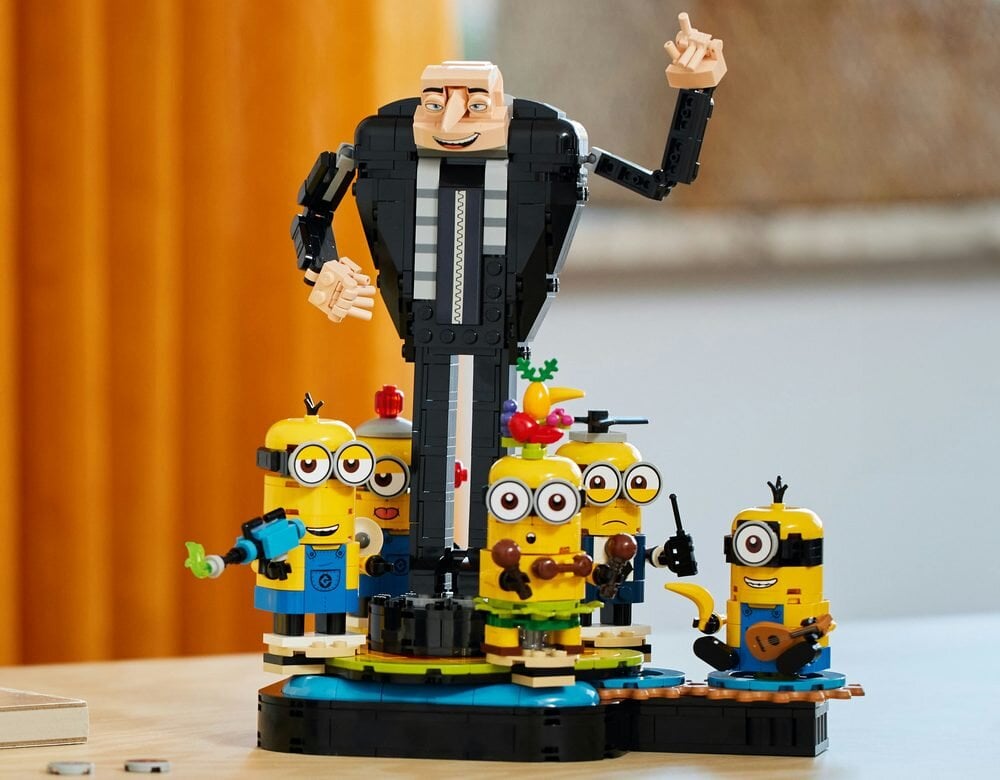 LEGO 75582 Despicable Me i Minions Gru i minionki z klocków opis