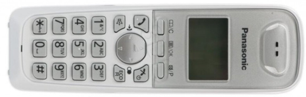 PANASONIC KX-TG2511 podświetlany wyświetlacz LCD o rozmiarze 1,4 cala numeru dzwoniącego system głośnomówiący do 50 numerów