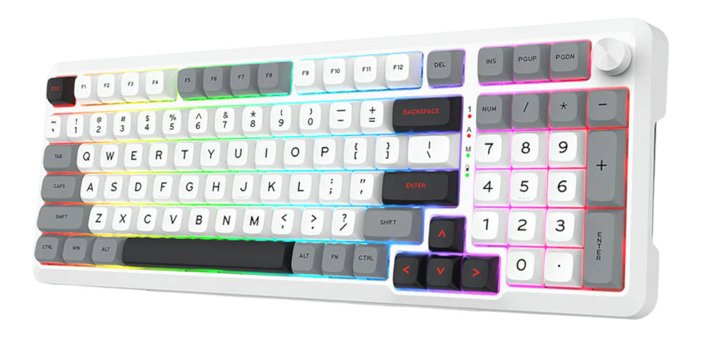 REDRAGON Bragi Pro klawiatura w kolorze białym na białym tle