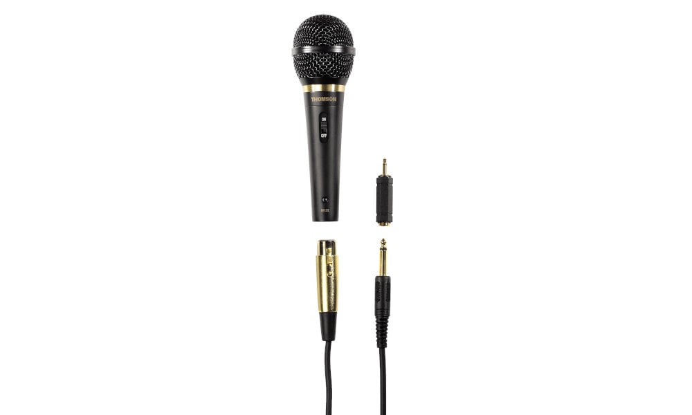 Mikrofon THOMSON M152 XLR Plug Vocal 00131598 zniekształcenia tony design
