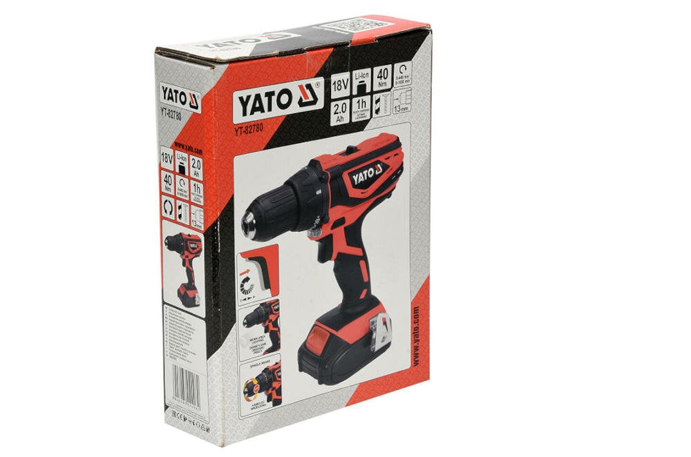 YATO-YT-82780 zestaw urządzenie akumulator ładowarka instrukcja karta gwarancyjna