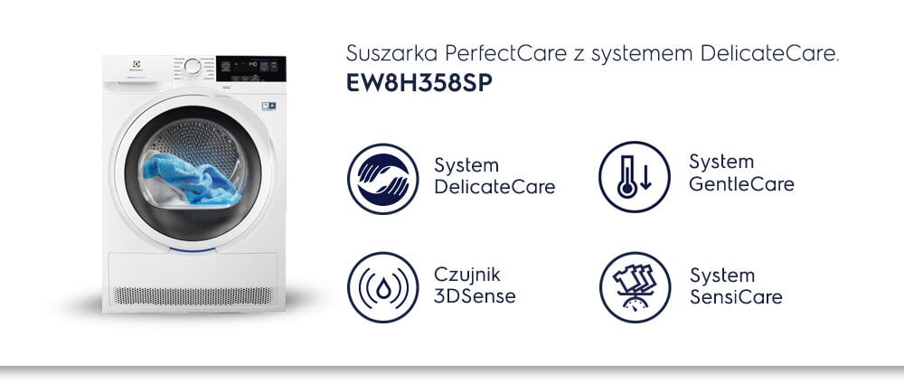 Suszarka ELECTROLUX EW8H358SP PerfectCare – sklep internetowy Avans.pl