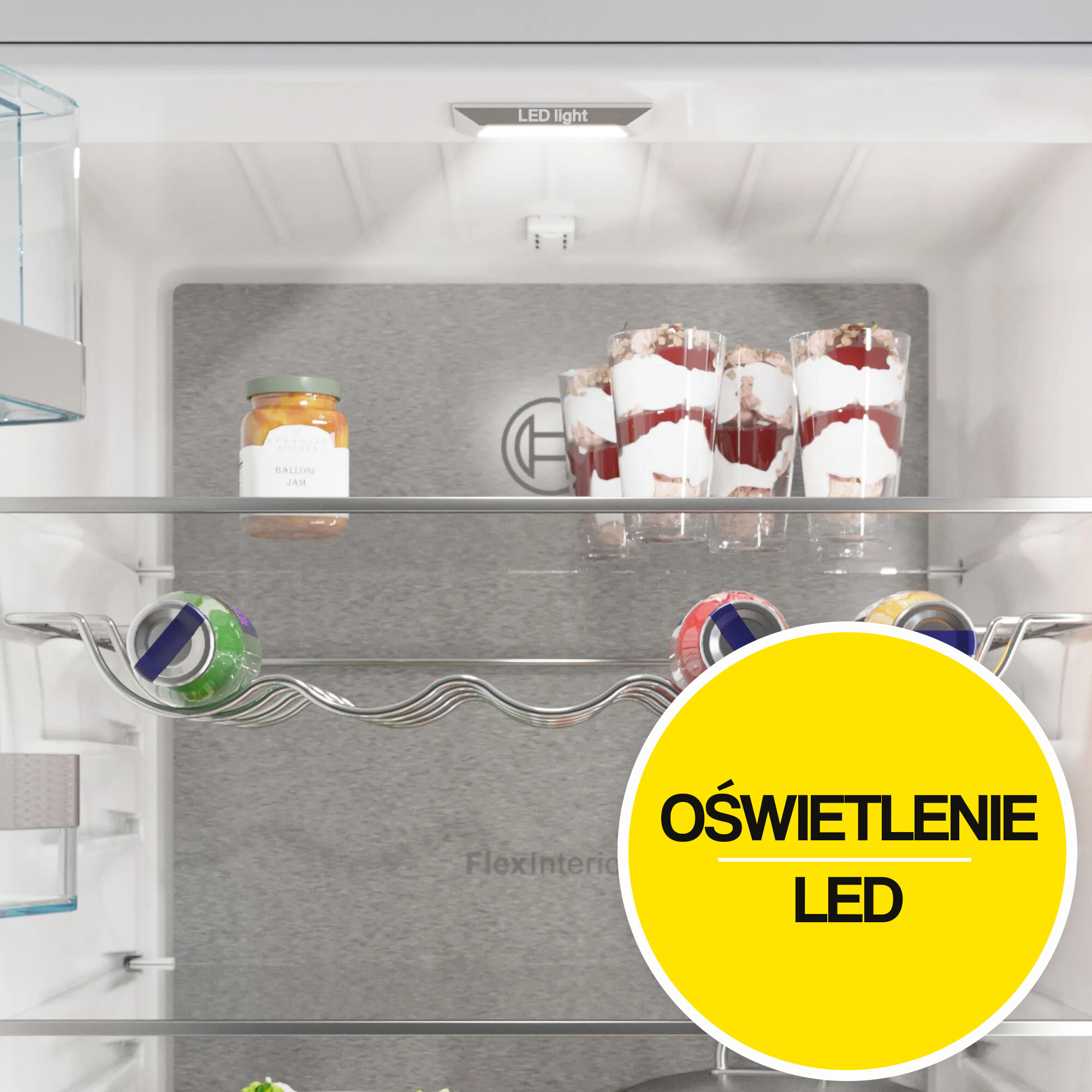 ァォんページ KGN362IDF Chłodziarko-zamrażarka wolnostojąca z dolną zamrażarką