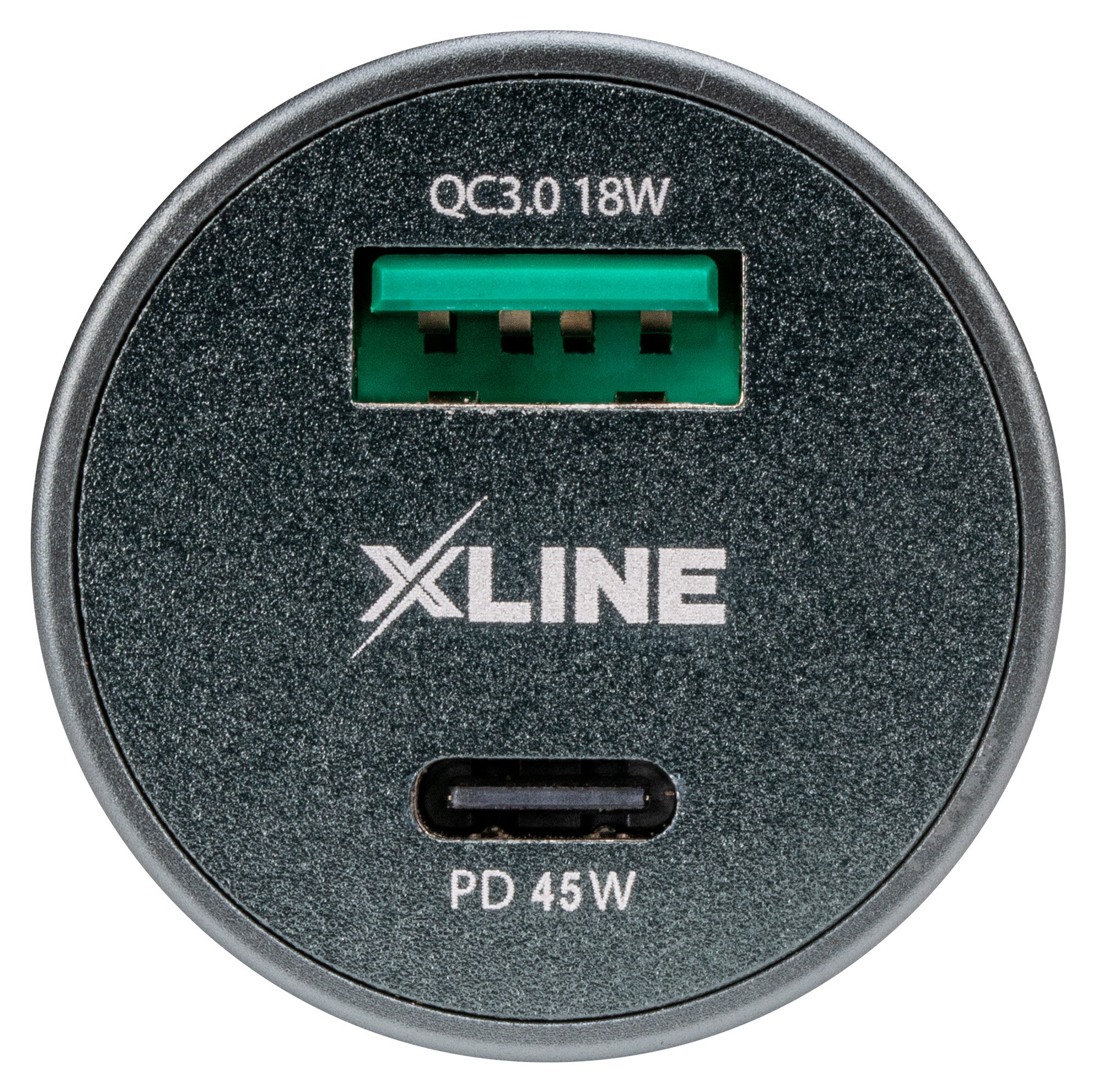 Ładowarka samochodowa XLINE CC601 QC3 18W + PD3 45W Czarny – sklep