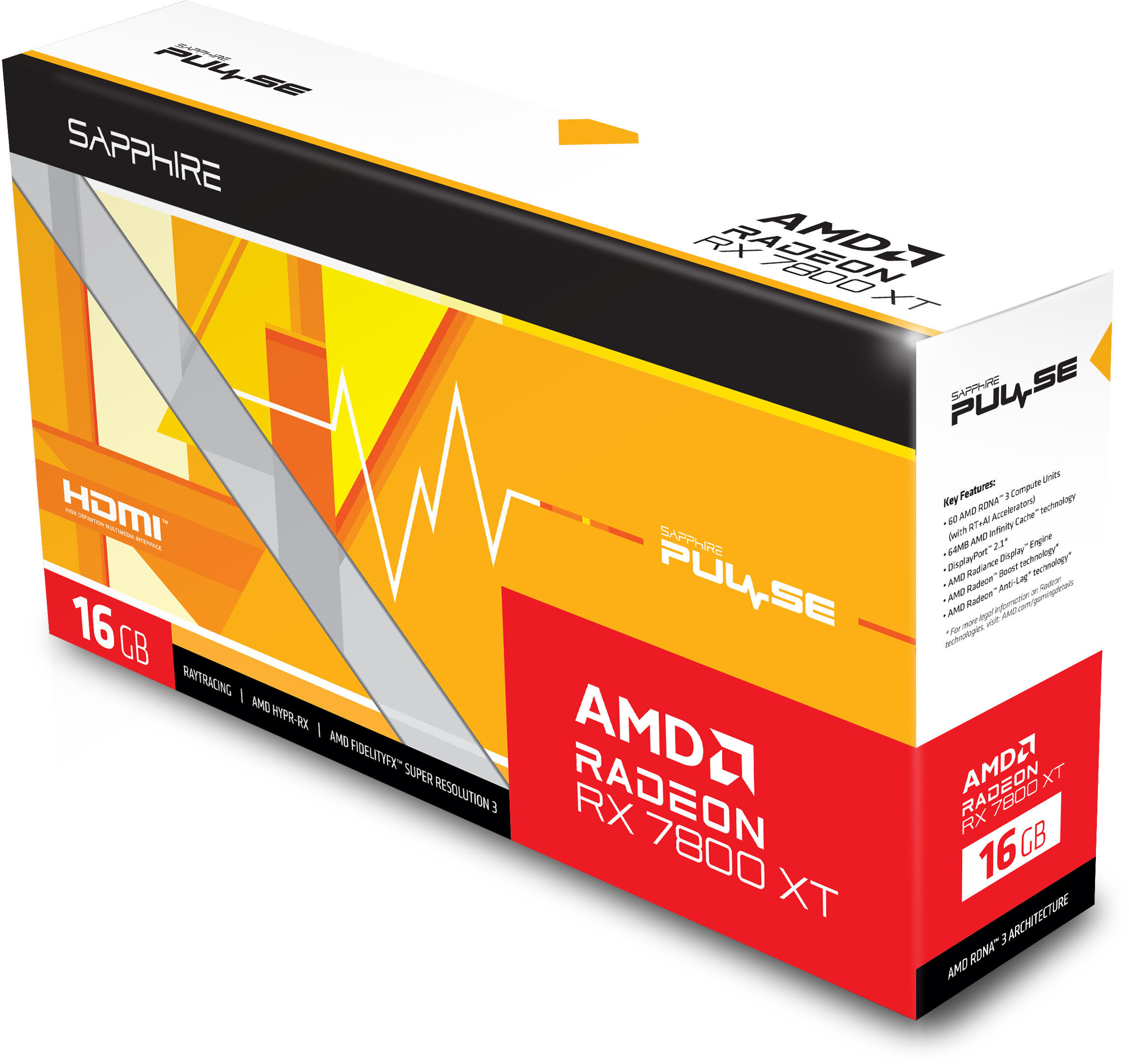Karta graficzna SAPPHIRE Radeon RX 7800 XT Pulse 16GB – sklep