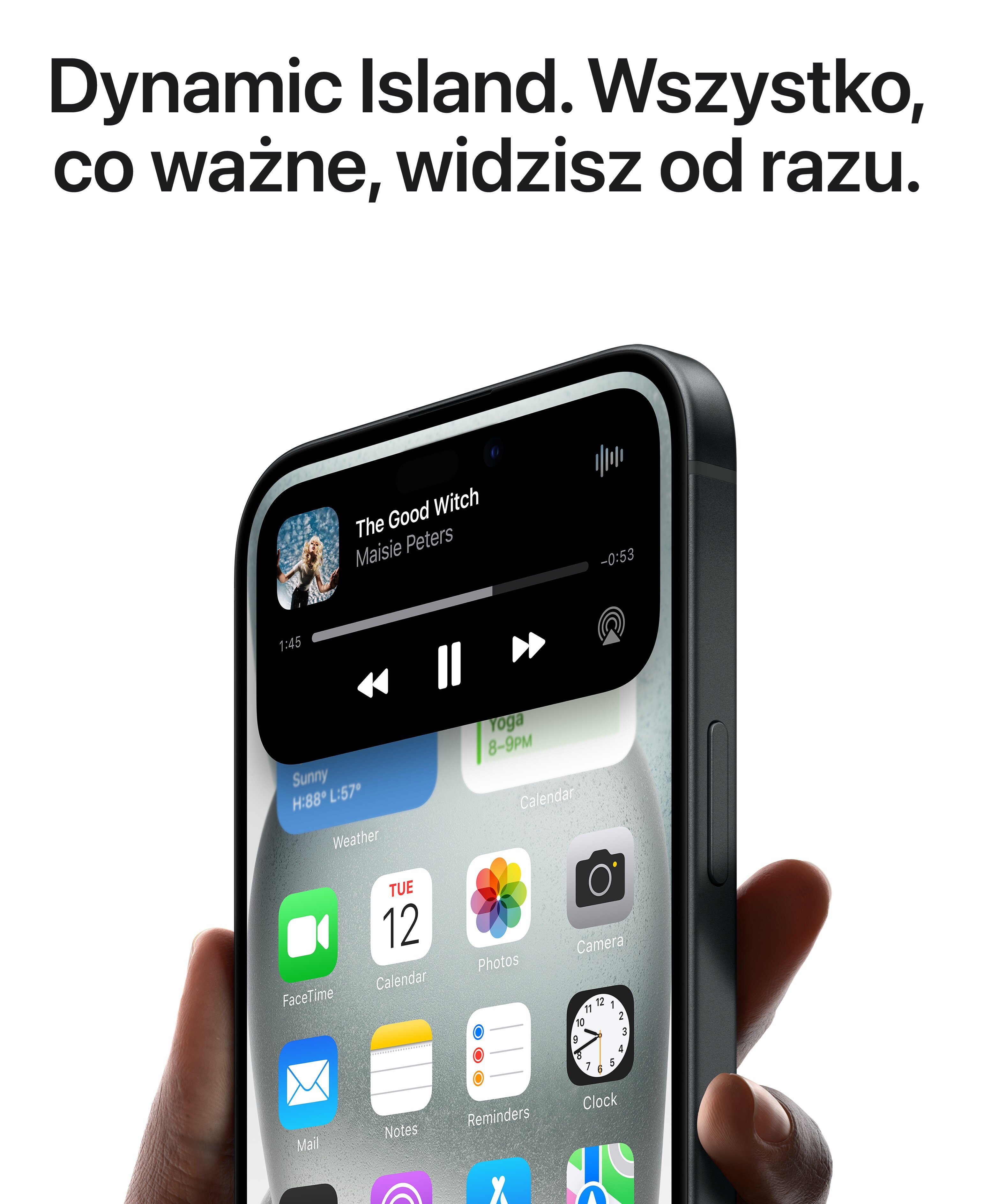 Smartfon APPLE iPhone 15 5G 256GB 6.1