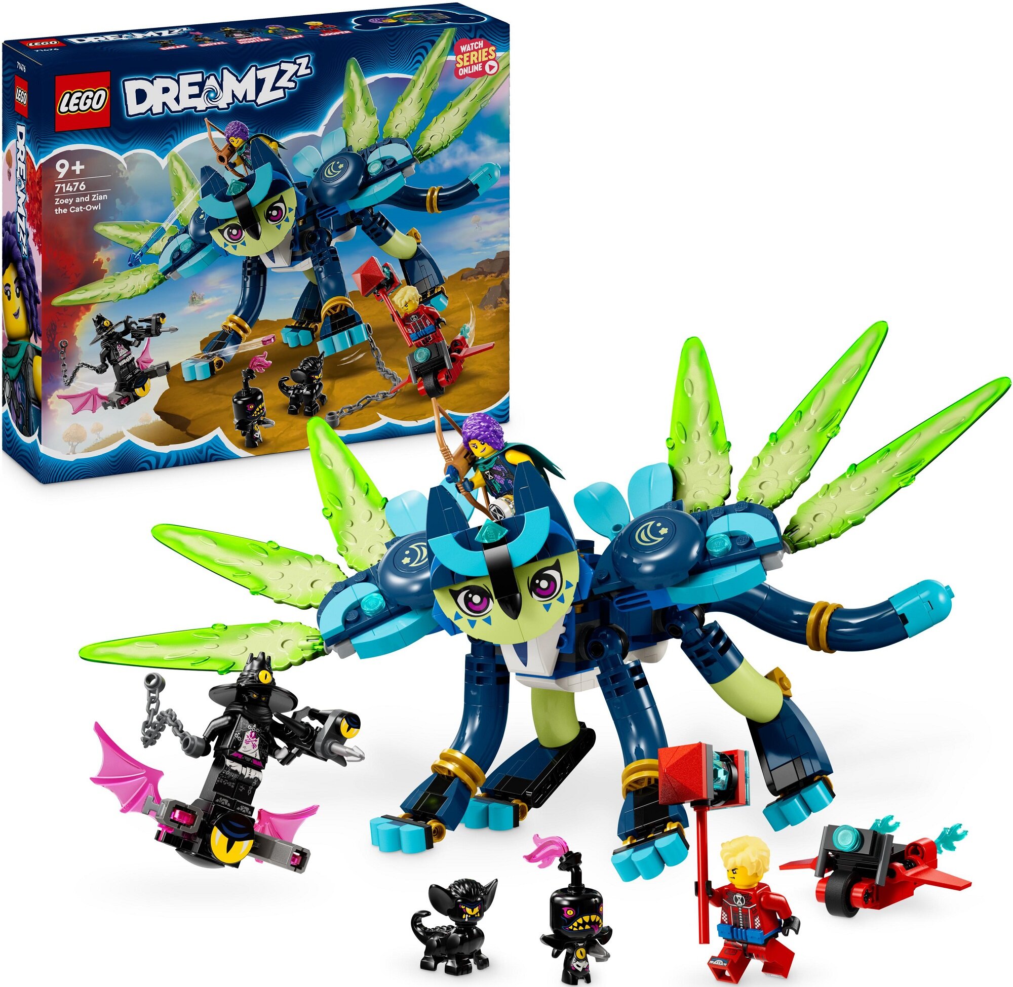 ☆ぴょんこ☆ LEGO 71476 DREAMZzz Zoey i sowokot Zian – sklep internetowy Avans.pl