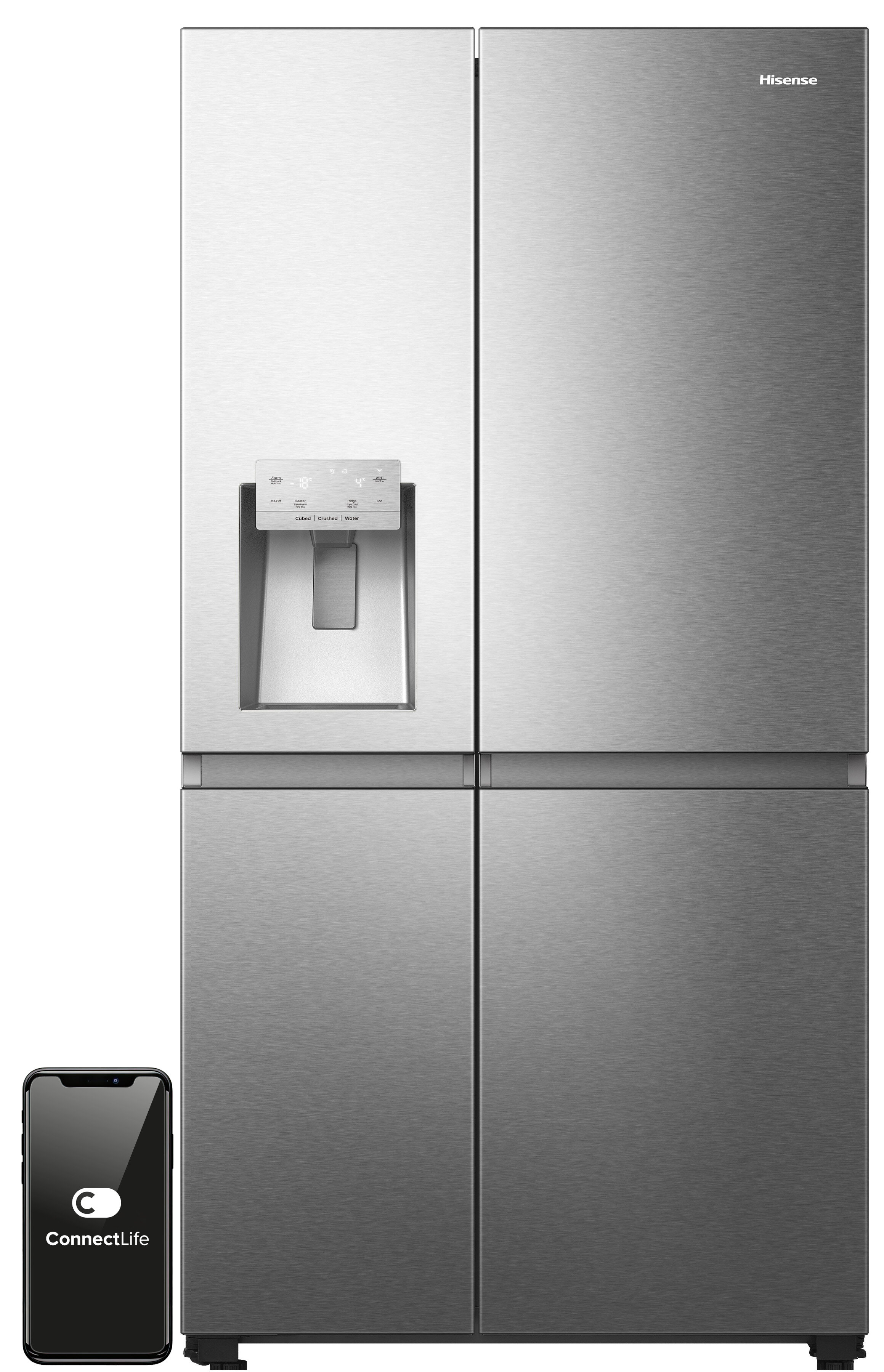 Hisense 冷蔵庫 スナ Lodowka-HISENSE-RS818N4TIE-