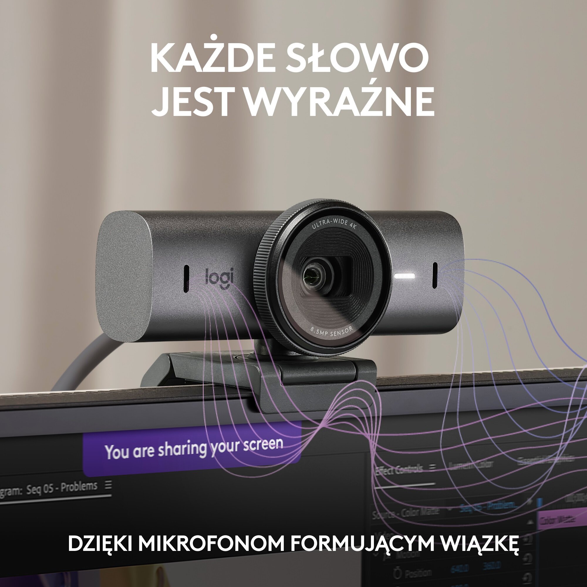 Kamera internetowa LOGITECH MX Brio USB-C - 4K Grafitowy – sklep