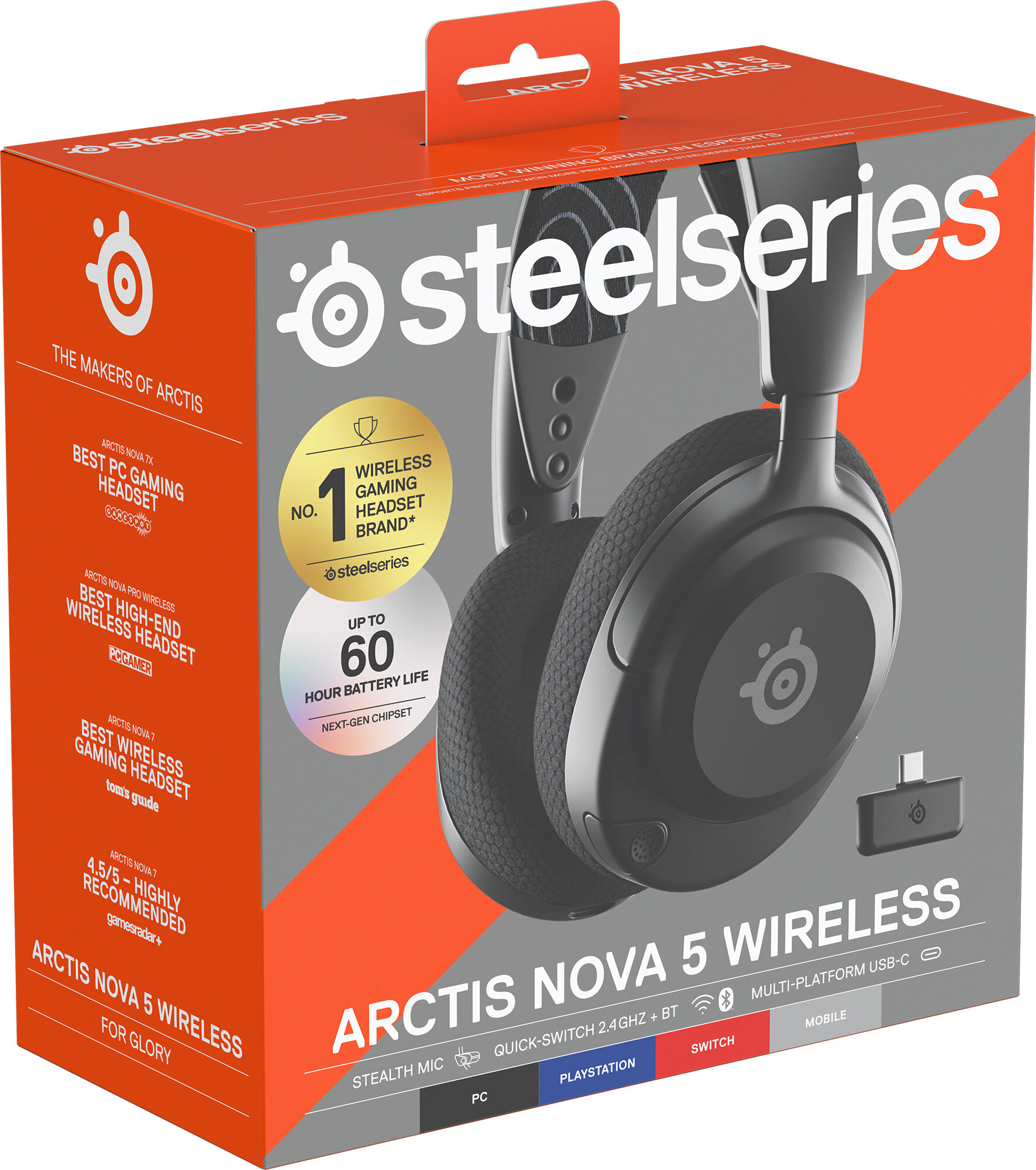 Słuchawki STEELSERIES Arctis Nova 5 Wireless, Nauszne