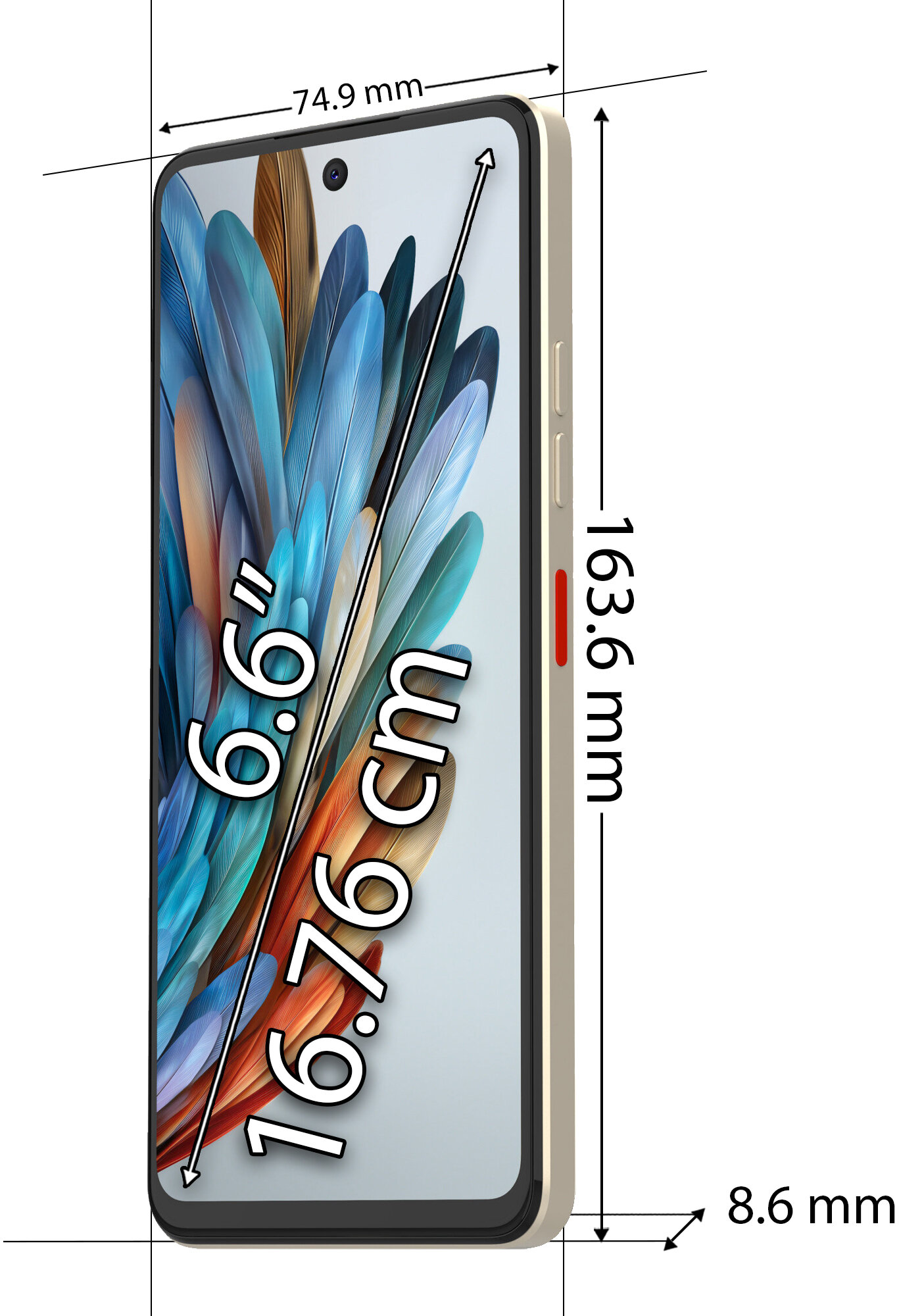 Smartfon NUBIA Music 4/128GB 6.6