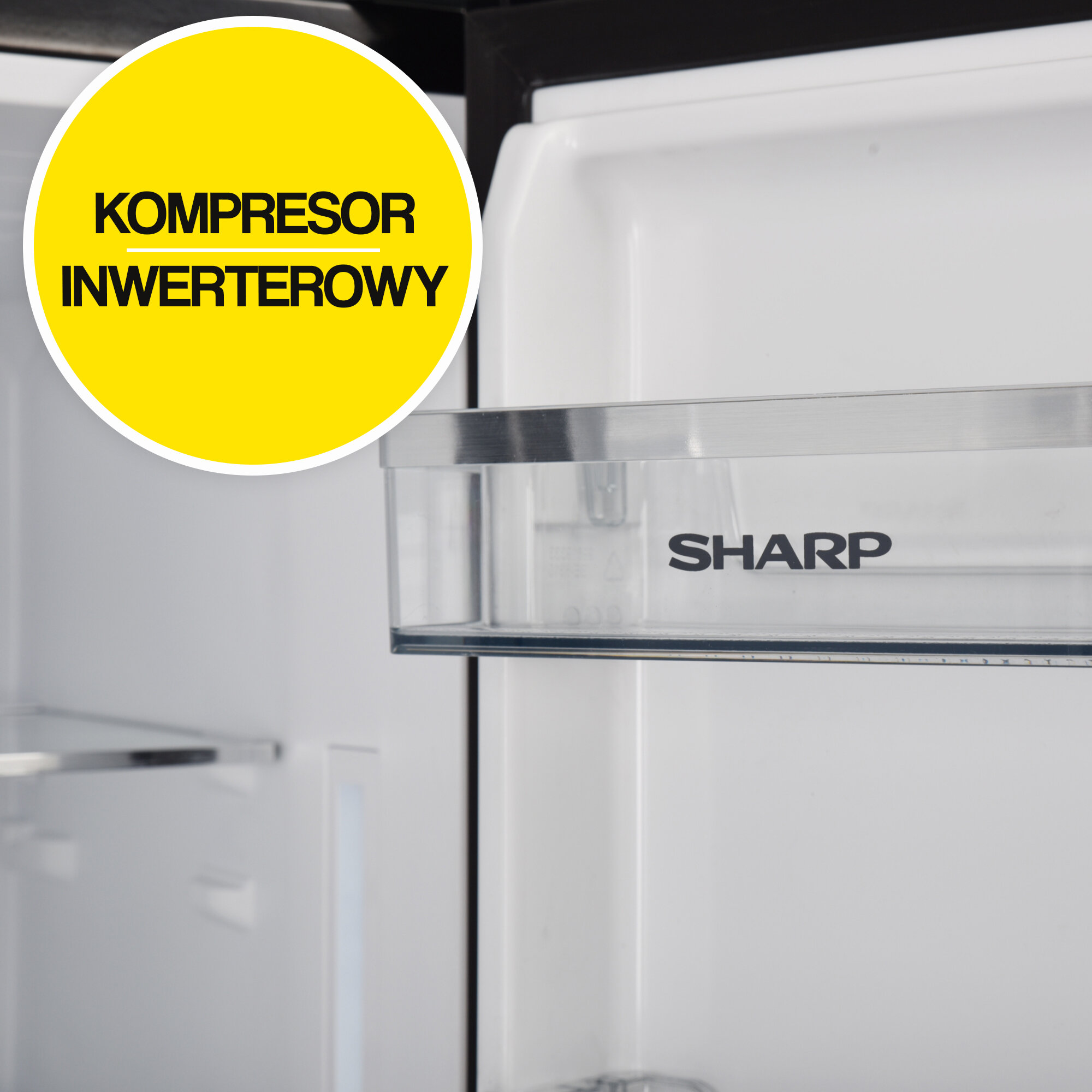 Lodówka SHARP SJ-NFA35IHXBD-EU Side by Side No Frost 178.9cm