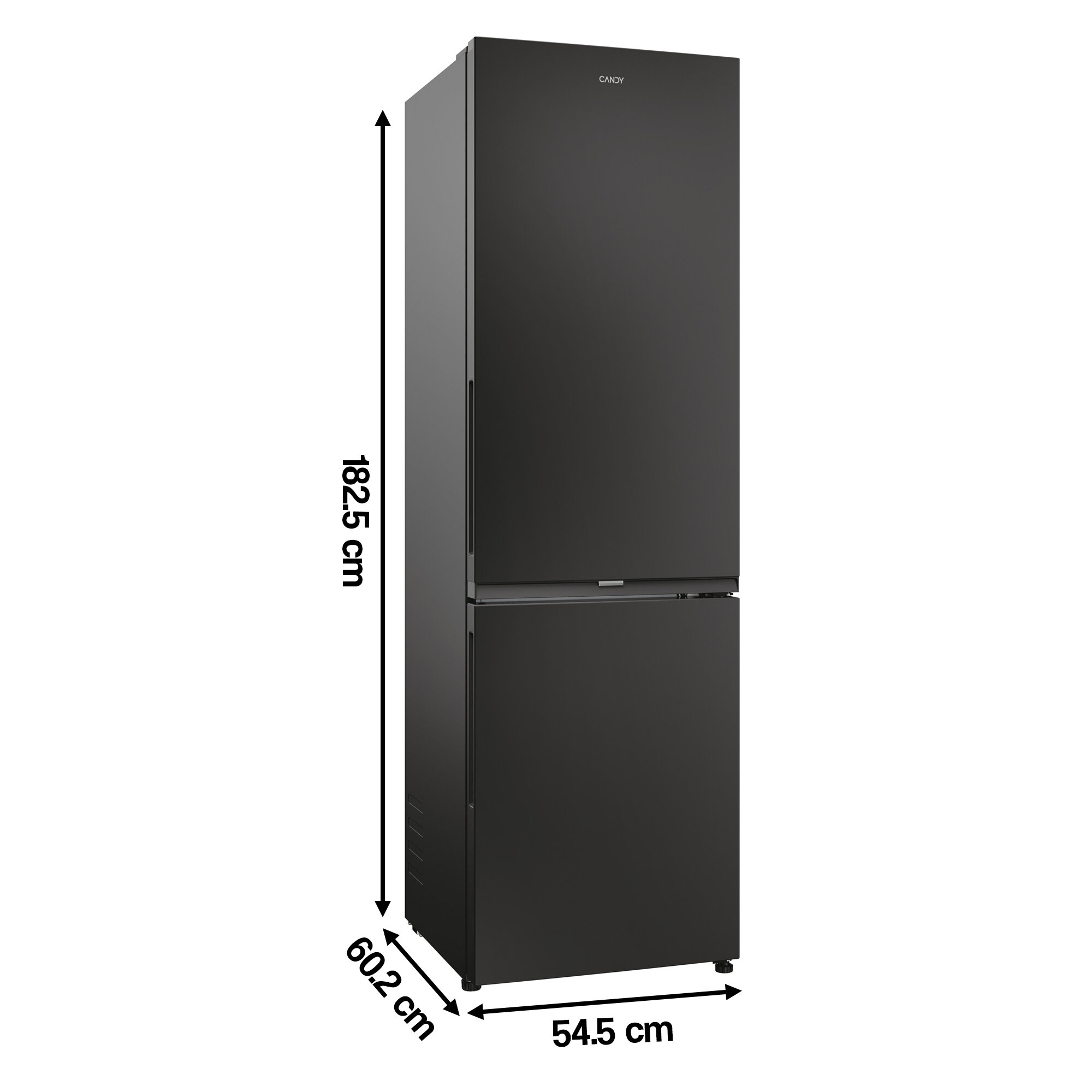 Lodówka CANDY CNCQ2T518EB No frost 182.5cm Czarna Circle Fresh