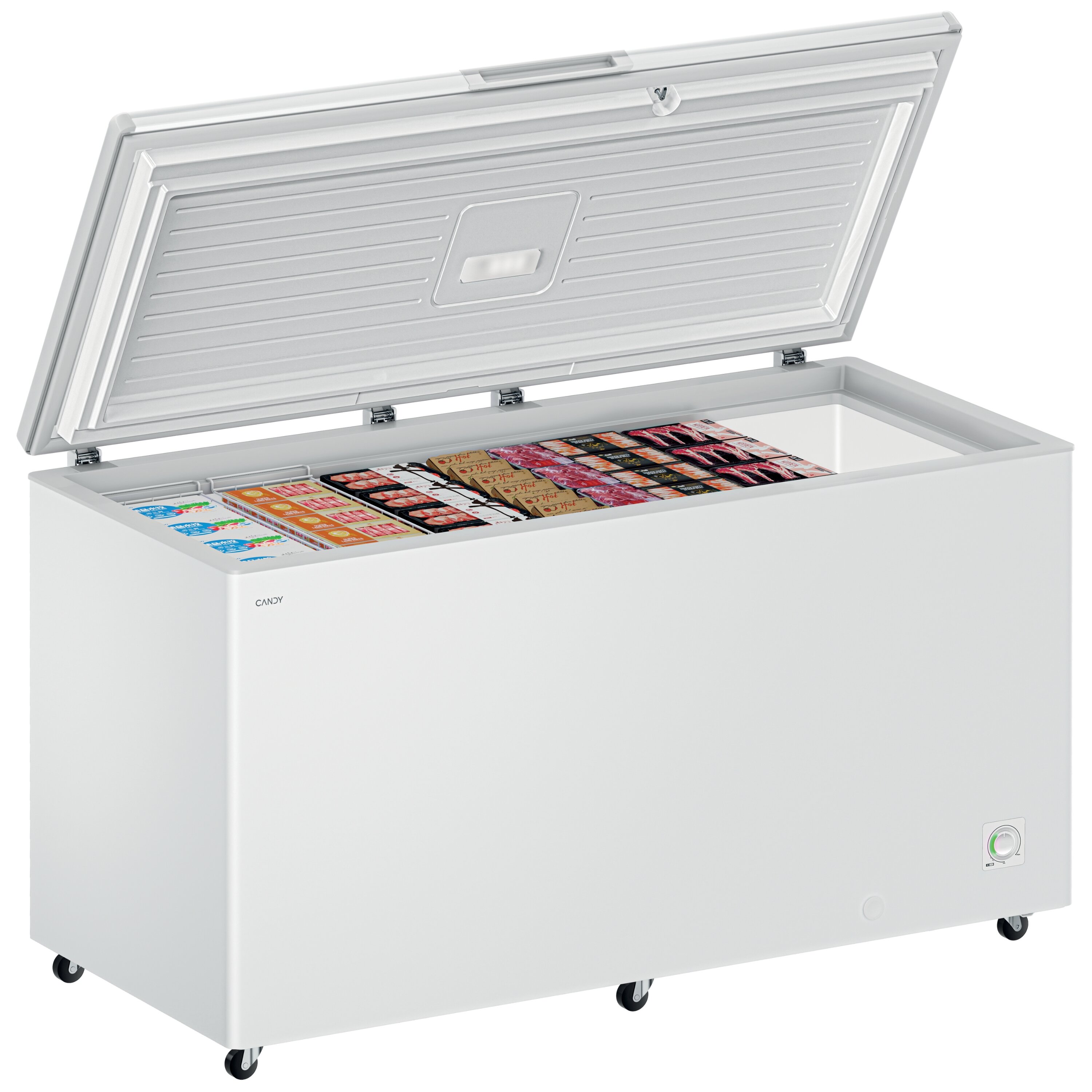 Zamrażarka skrzyniowa CANDY CNCHQ4S520EW o pojemności 500 litrów
