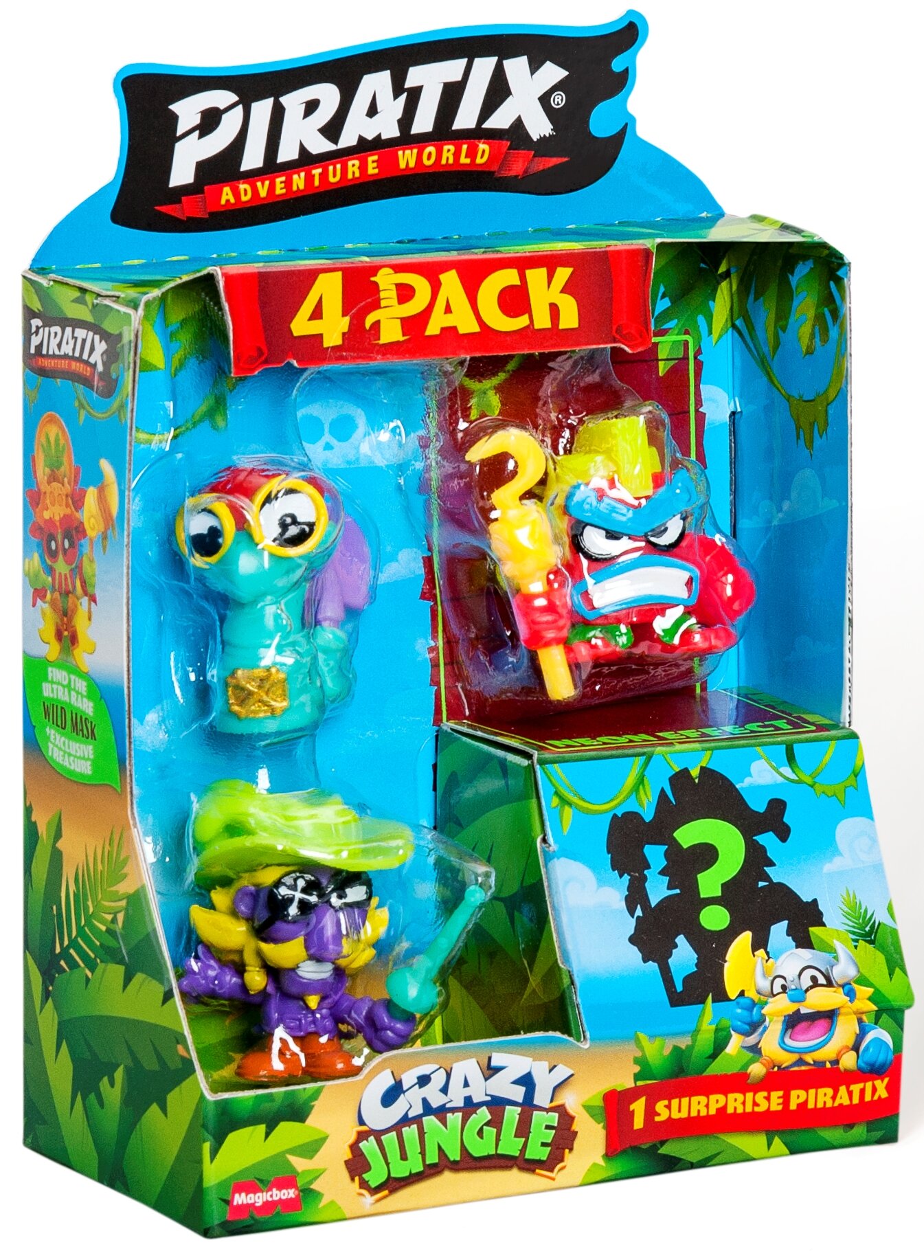 Zestaw figurek PIRATIX Adventure World Crazy Jungle Four Pack 4 (1
