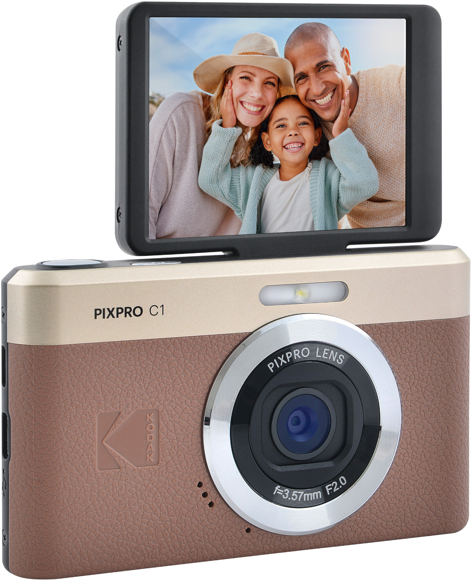 KODAK PIXPRO C1 BN ブラウン Kodak PIXPRO C1 BN Kodak Pixpro C1 Digital Camera - Brown | Joyce