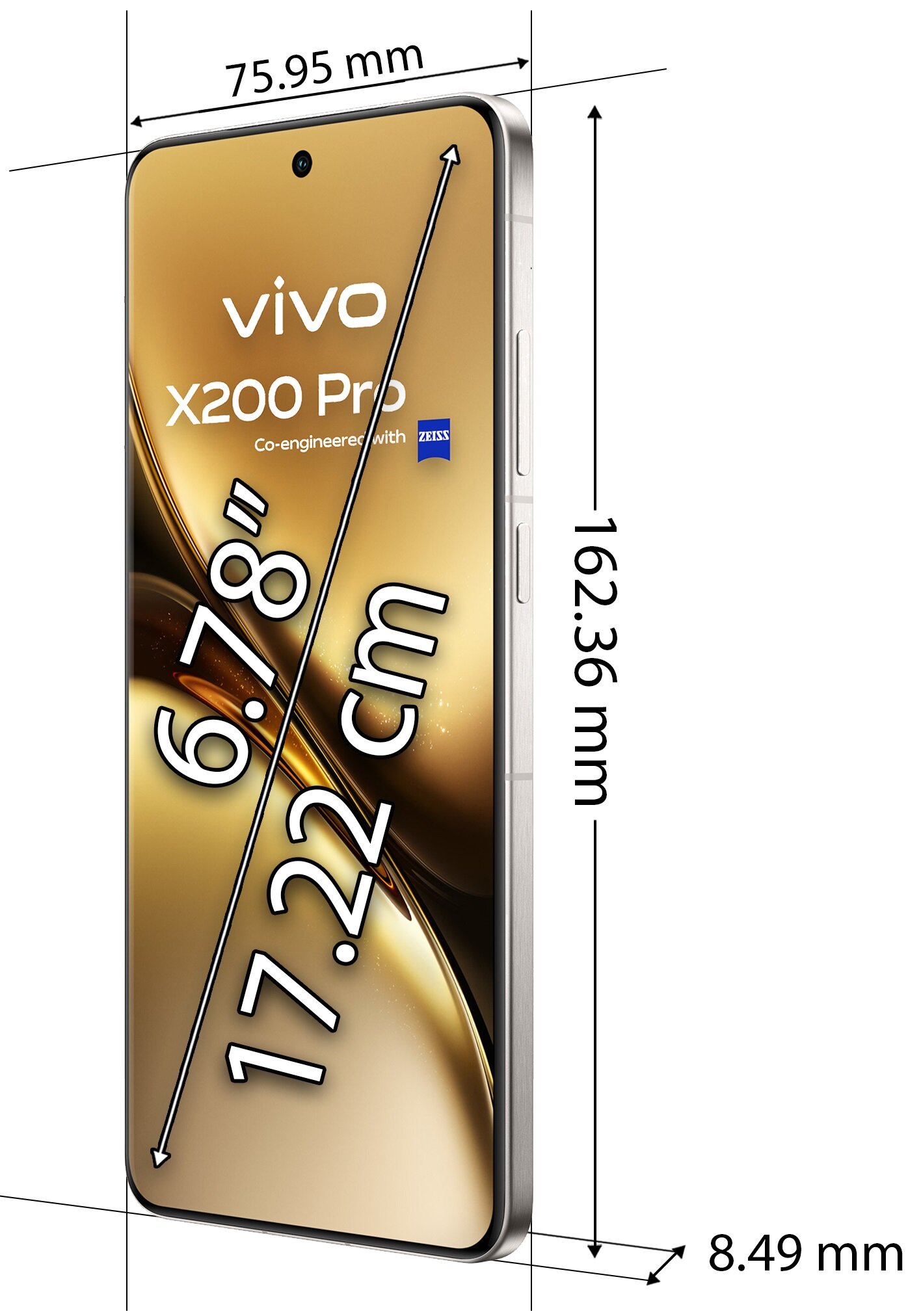 Smartfon VIVO X200 Pro 5G 16/512GB 6.78