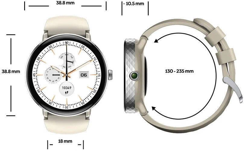 Smartwatch ZEBLAZE Lily 2 Srebrny – sklep internetowy Avans.pl