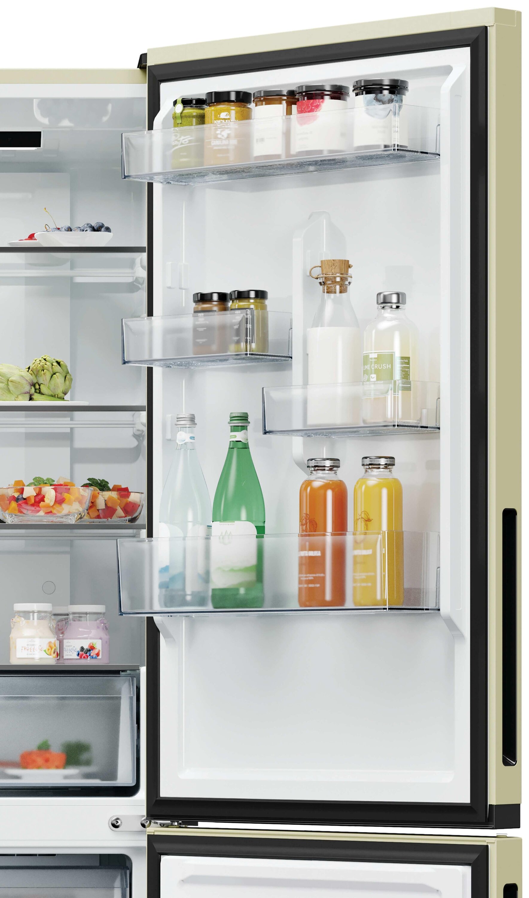 りかこ Lodówka CANDY CNCQ2T618EC Fresco 300 No Frost 185cm Beżowa – sklep