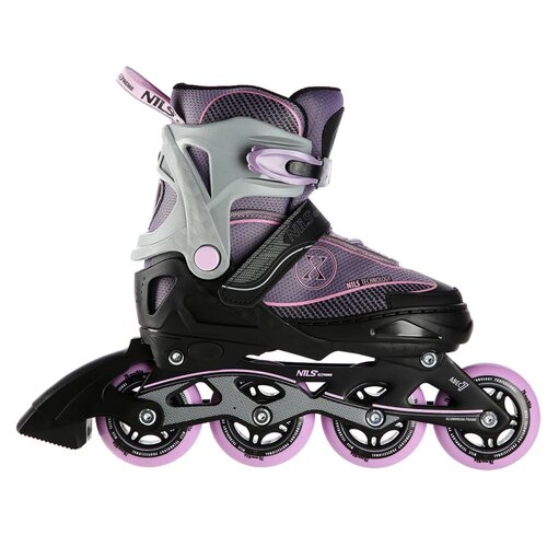 Łyżworolki NILS EXTREME NA11008 (rozmiar 39-42) Szaro-fioletowy