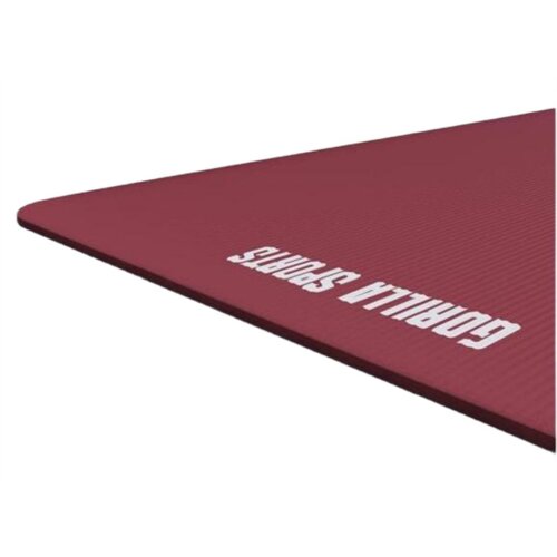 Mata do jogi GORILLA SPORTS Deluxe Rubinowy