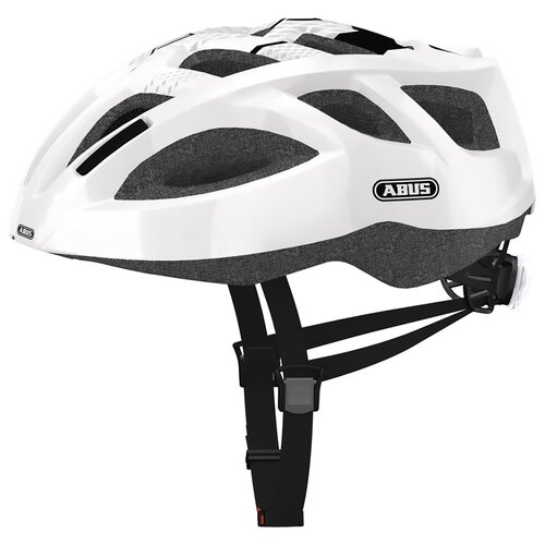 Kask rowerowy ABUS Sport LED Biały z lampką (rozmiar M)